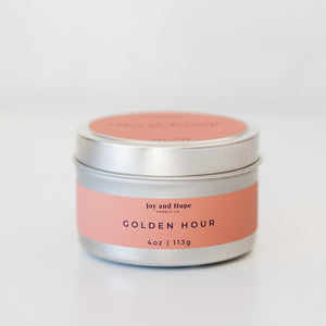 Golden Hour - Wood Wick Candle (4oz)