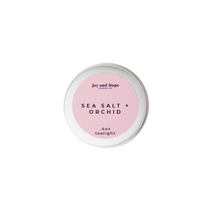 Sea Salt + Orchid - Tealight