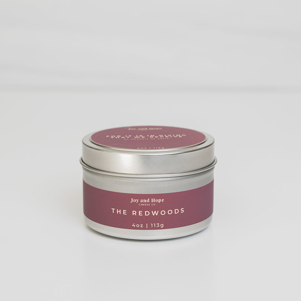 The Redwoods - Wood Wick Candle (4oz)