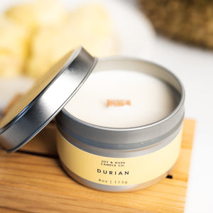 Durian Candle Wood Wick Candle Set