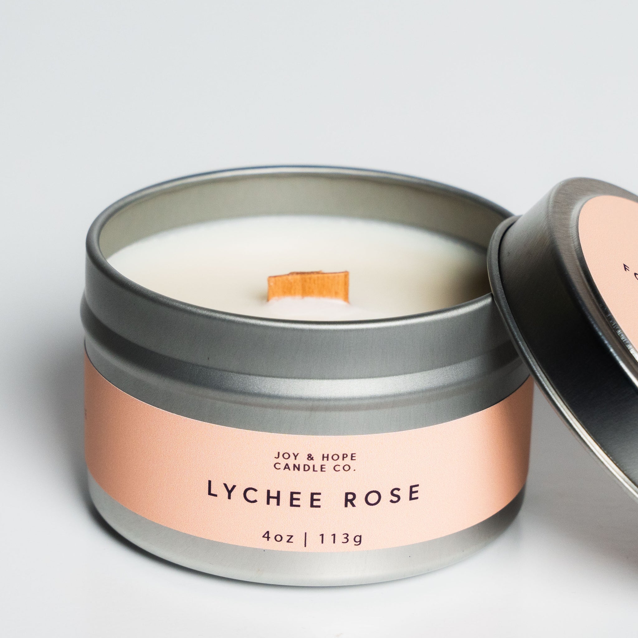 Lychee Rose - Wood Wick Candle (4oz)